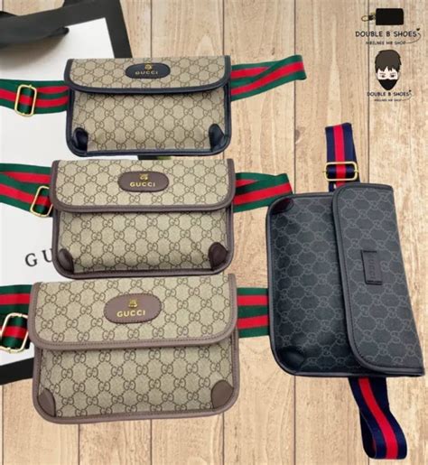 กระเป๋า คา ดอก gucci ผู้ชาย แท้|กระเป๋าคาดเอวดีไซเนอร์สำหรับผู้ชาย TH .